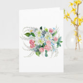 Floral Bouquet Karte (Gelbe Blume)