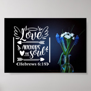 Floral Bouquet Liebe Anker Das Soul Poster