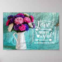 Floral Bouquet | Liebe Anker Das Soul Poster
