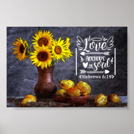 Floral Bouquet | Liebe Anker Das Soul Poster
