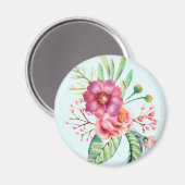 Floral Bouquet Magnet (Vorderseite/Rückseite)