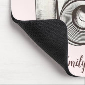 Floral Bouquet mit Camera Mouse Pad Mousepad (Ecke)