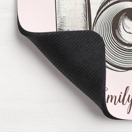 Floral Bouquet mit Camera Mouse Pad Mousepad (Ecke)