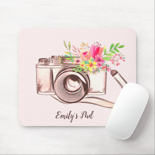 Floral Bouquet mit KameraMaus-Pad Mousepad