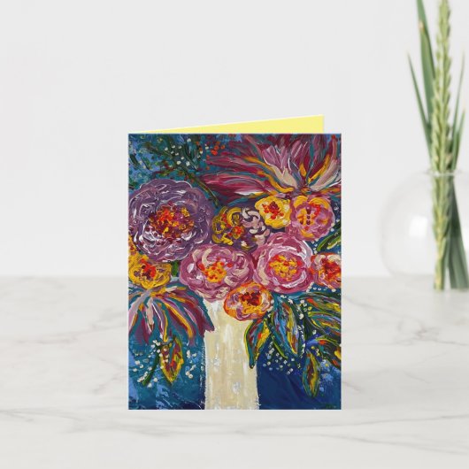 Floral Bouquet-Mitteilungskarten (Vorderseite)