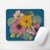 Floral Bouquet Mouse Pad Mousepad (Mit Mouse)