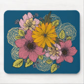Floral Bouquet Mouse Pad Mousepad (Vorne)
