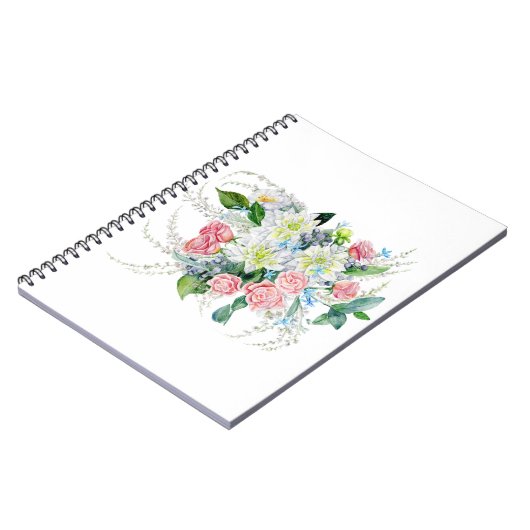 Floral Bouquet Notizblock (Linke Seite)