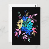 Floral Bouquet Nr. 2 Postkarte (Vorne/Hinten)