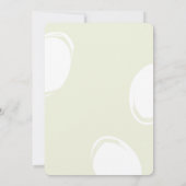 Floral Bouquet Ostereier Party Einladung (Rückseite)