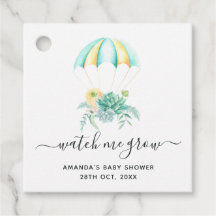 Floral Bouquet Parachute Kinderdusche Danke