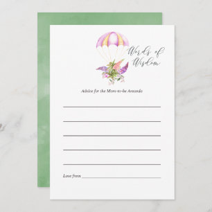 Floral Bouquet Parachute Kinderdusche Mama Beratun Einladung