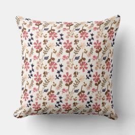 Floral Bouquet Pattern Decorative Pillow Kissen