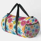 Floral Bouquet Pattern with Leaves elegant Duffle Bag (Rechte Ecke)