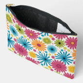 Floral Bouquet Pattern with Leaves elegant Zubehörtasche (Offen)