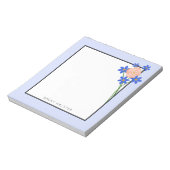 Floral Bouquet Personalisiert Notepad 5,5" x 6" Notizblock (Rotiert)
