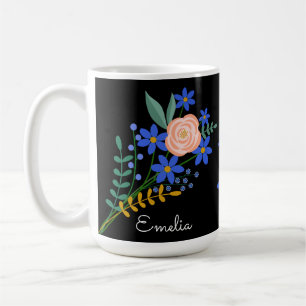Floral Bouquet personalisierte Mug Kaffeetasse
