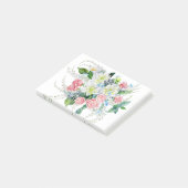 Floral Bouquet Post-it Klebezettel (angewinkelt)