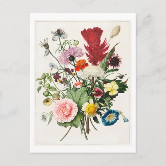 Floral Bouquet Postcard Postkarte (Vorderseite)