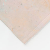 Floral bouquet purple garden fleecedecke (Ecke)