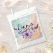 Floral bouquet purple garden geschenktütchen (Ausgeschnitten)