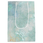 Floral bouquet purple garden mittlere geschenktüte (Rückseite)