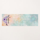 Floral bouquet purple garden yogamatte (Vorderseite (Horizontal))
