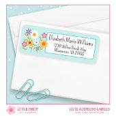 Floral Bouquet Rücksendeadresse