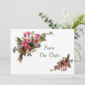 Floral Bouquet Save the Date (Stehend Vorderseite)