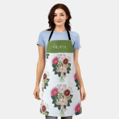 Floral Bouquet Schürze (Getragen)