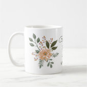 Floral Bouquet, sei stark in der Lord Bible Verse Kaffeetasse (Links)