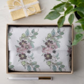 Floral Bouquet  Seidenpapier (Geschenk)