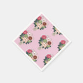 Floral Bouquet Serviette (Ecke)