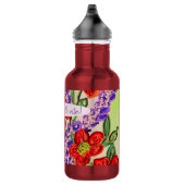 Floral Bouquet, Spaß Zeiten Edelstahlflasche (Rechts)