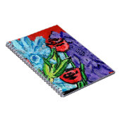 Floral Bouquet Spiral Photo Notebook Notizblock (Rechte Seite)