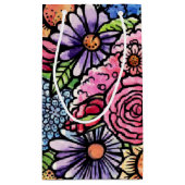 Floral Bouquet Spring Blume Kleine Geschenktüte (Rückseite)