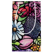 Floral Bouquet Spring Blume Kleine Geschenktüte (Vorderseite)