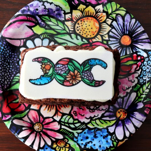 Floral Bouquet Spring Blume Pappteller