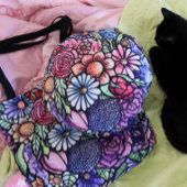 Floral Bouquet Spring Blume Tasche