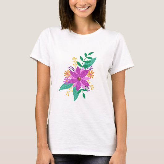 Floral Bouquet T - Shirt (Vorderseite)