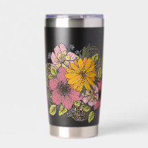 Floral Bouquet Tall Tumbler