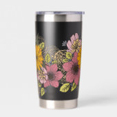Floral Bouquet Tall Tumbler Thermobecher (Links)