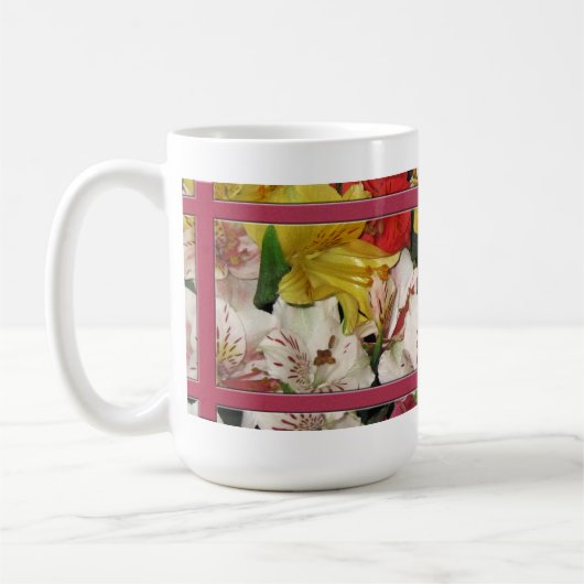 Floral Bouquet Tasse (Links)
