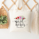 Floral Bouquet Trauzeugin Tasche<br><div class="desc">Geben Sie dieser Tasche ein schönes Geschenk!</div>