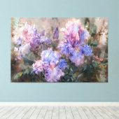 *~* Floral Bouquet TV2 Hydrangea Art Canvas Print Leinwanddruck (Insitu (Holzboden))