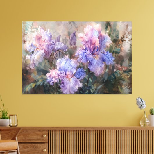 *~* Floral Bouquet TV2 Hydrangea Art Canvas Print Leinwanddruck (Insitu (Wohnzimmer))