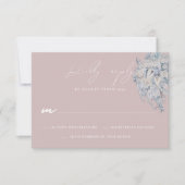 Floral Bouquet Wedding RSVP Response Card (Vorderseite)