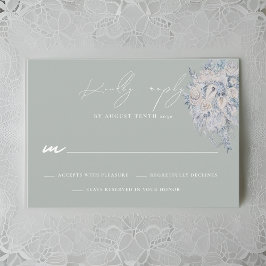 Floral Bouquet Wedding RSVP Response Card