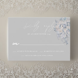 Floral Bouquet Wedding RSVP Response Card