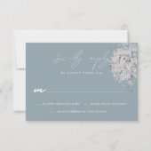 Floral Bouquet Wedding RSVP Response Card (Vorderseite)